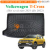 Thảm lót cốp Volkwagen T-CROSS đời xe từ năm 2021 đến 2022 nhựa TPV cao cấp - OTOALO