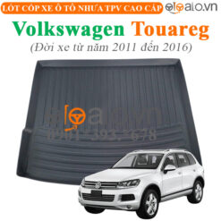 Thảm lót cốp Volkwagen Touareg đời xe từ năm 2011 đến 2016 nhựa TPV cao cấp - OTOALO