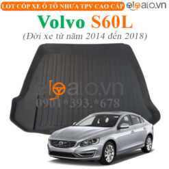 Thảm lót cốp VOLVO S60L đời xe từ năm 2014 đến 2018 nhựa TPV cao cấp - OTOALO