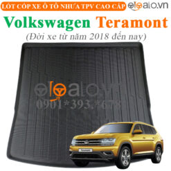 Thảm lót cốp Volkwagen Teramont đời xe từ năm 2018 đến hiện tại nhựa TPV cao cấp - OTOALO