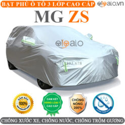 Bạt che phủ xe MG ZS 3 lớp cao cấp - OTOALO