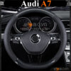 Bọc vô lăng chữ D cut Audi A7 da cacbon cao cấp - OTOALO