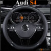Bọc vô lăng chữ D cut Audi S4 da cacbon cao cấp - OTOALO