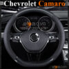 Bọc vô lăng chữ D cut Chevrolet Camaro da cacbon cao cấp - OTOALO