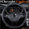 Bọc vô lăng chữ D cut Chevrolet Captiva da cacbon cao cấp - OTOALO