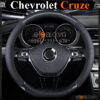 Bọc vô lăng chữ D cut Chevrolet Cruze da cacbon cao cấp - OTOALO