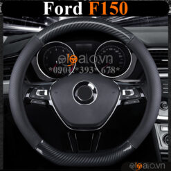 Bọc vô lăng chữ D cut Ford F150 da cacbon cao cấp - OTOALO