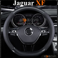 Bọc vô lăng chữ D cut Jaguar XF da cacbon cao cấp - OTOALO