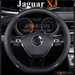 Bọc vô lăng chữ D cut Jaguar XJ da cacbon cao cấp - OTOALO