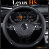 Bọc vô lăng chữ D cut Lexus HS da cacbon cao cấp - OTOALO
