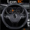 Bọc vô lăng chữ D cut Lexus RC da cacbon cao cấp - OTOALO