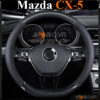 Bọc vô lăng chữ D cut Mazda CX5 da cacbon cao cấp - OTOALO