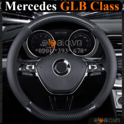 Bọc vô lăng chữ D cut Mercedes GLB Class 200 35 da cacbon cao cấp - OTOALO