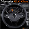 Bọc vô lăng chữ D cut Mercedes GLC Class 200 250 300 43 da cacbon cao cấp - OTOALO