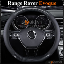 Bọc vô lăng chữ D cut Range Rover Evoque da cacbon cao cấp - OTOALO