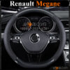 Bọc vô lăng chữ D cut Renault Megane da cacbon cao cấp - OTOALO