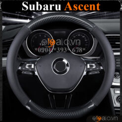 Bọc vô lăng chữ D cut Subaru Ascent da cacbon cao cấp - OTOALO
