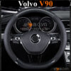 Bọc vô lăng chữ D cut Volvo V90 da cacbon cao cấp - OTOALO
