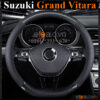 Bọc vô lăng chữ D cut Suzuki Grand Vitara da cacbon cao cấp - OTOALO