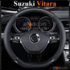 Bọc vô lăng chữ D cut Suzuki Vitara da cacbon cao cấp - OTOALO