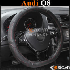 Bọc vô lăng Dcut Audi Q8 chữ d cut da cacbon cao cấp - OTOALO
