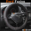 Bọc vô lăng Dcut Ford Fusion chữ d cut da cacbon cao cấp - OTOALO