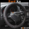 Bọc vô lăng Dcut Ford Ka chữ d cut da cacbon cao cấp - OTOALO