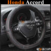 Bọc vô lăng Dcut Honda Accord chữ d cut da cacbon cao cấp - OTOALO