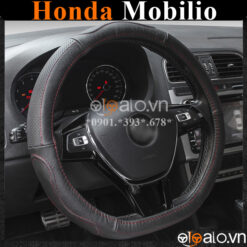 Bọc vô lăng Dcut Honda Mobilio chữ d cut da cacbon cao cấp - OTOALO