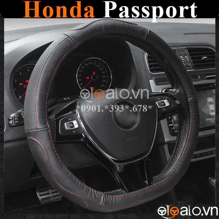 Bọc vô lăng Dcut Honda Passport chữ d cut da cacbon cao cấp - OTOALO Bọc vô lăng Dcut Honda Passport chữ d cut da cacbon cao cấp - OTOALO