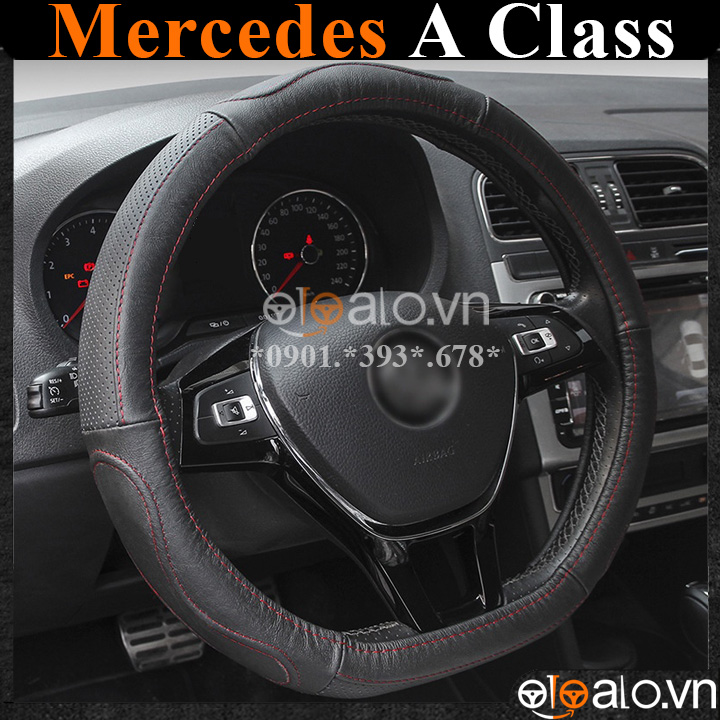 Bọc vô lăng Dcut Mercedes A Class A200 A250 A35 A45 chữ d cut da cacbon cao cấp - OTOALO Bọc vô lăng Dcut Mercedes A Class A200 A250 A35 A45 chữ d cut da cacbon cao cấp - OTOALO