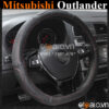 Bọc vô lăng Dcut Mitsubishi Outlander chữ d cut da cacbon cao cấp - OTOALO