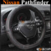 Bọc vô lăng Dcut Nissan Pathfinder chữ d cut da cacbon cao cấp - OTOALO