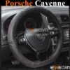Bọc vô lăng Dcut Porsche Cayenne chữ d cut da cacbon cao cấp - OTOALO