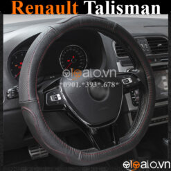 Bọc vô lăng Dcut Renault Talisman chữ d cut da cacbon cao cấp - OTOALO