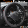 Bọc vô lăng Dcut Toyota Fortuner chữ d cut da cacbon cao cấp - OTOALO