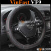 Bọc vô lăng Dcut Vinfast VF9 chữ d cut da cacbon cao cấp - OTOALO