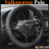 Bọc vô lăng Dcut Volkswagen Polo chữ d cut da cacbon cao cấp - OTOALO