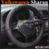 Bọc vô lăng Dcut Volkswagen Sharan chữ d cut da cacbon cao cấp - OTOALO