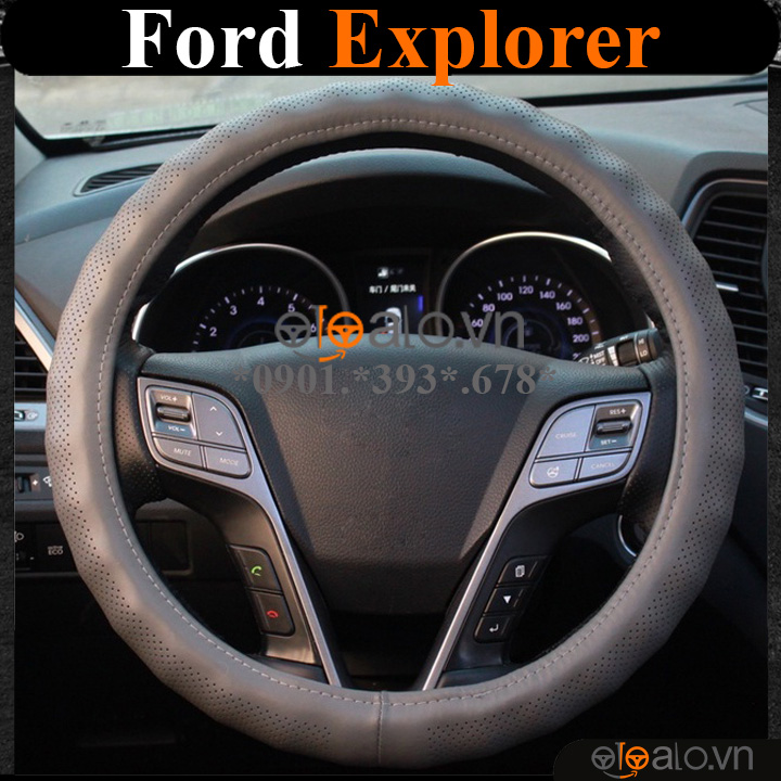 Bọc volang xe Ford Explorer da PU cao cấp - OTOALO Bọc volang xe Ford Explorer da PU cao cấp - OTOALO