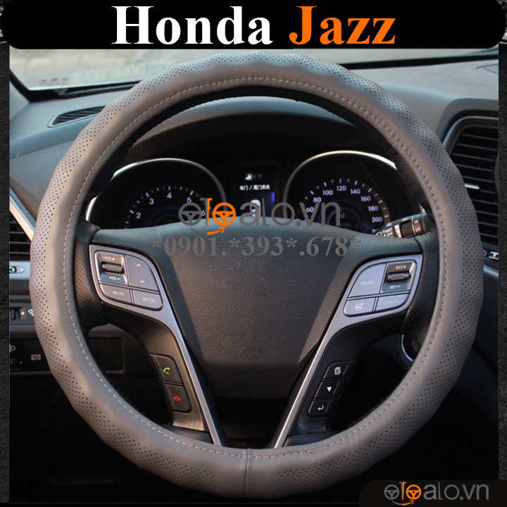 Bọc volang xe Honda Jazz da PU cao cấp - OTOALO Bọc volang xe Honda Jazz da PU cao cấp - OTOALO