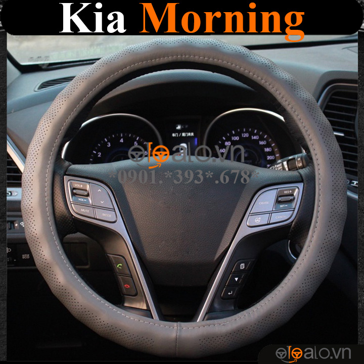 Bọc volang xe Kia Morning da PU cao cấp - OTOALO Bọc volang xe Kia Morning da PU cao cấp - OTOALO