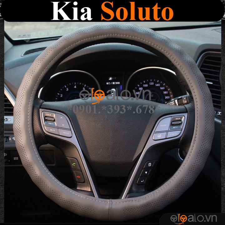 Bọc volang xe Kia Soluto da PU cao cấp - OTOALO Bọc volang xe Kia Soluto da PU cao cấp - OTOALO