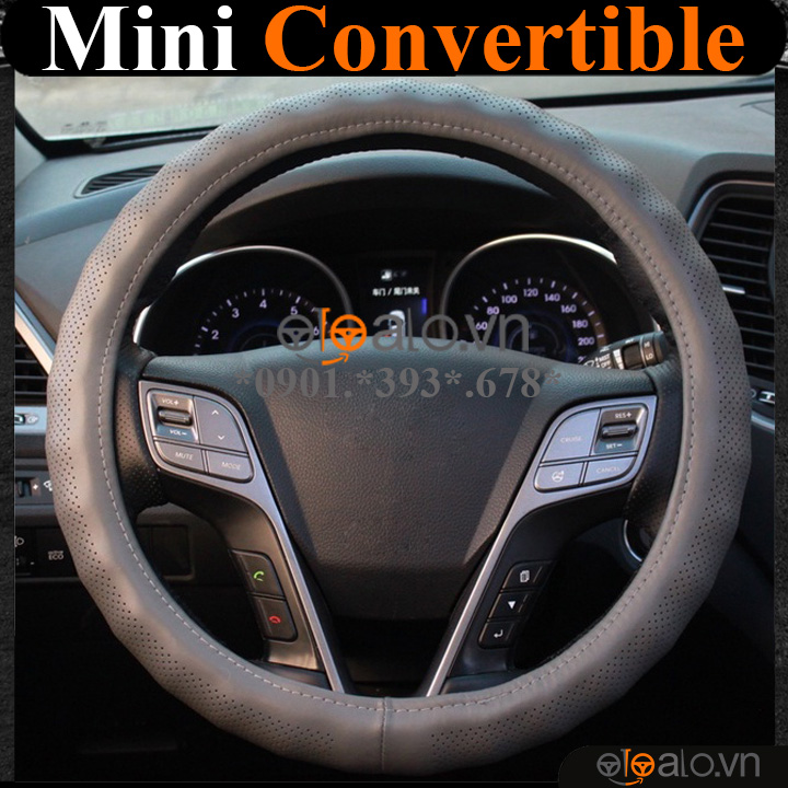 Bọc volang xe Mini Convertible da PU cao cấp - OTOALO Bọc volang xe Mini Convertible da PU cao cấp - OTOALO