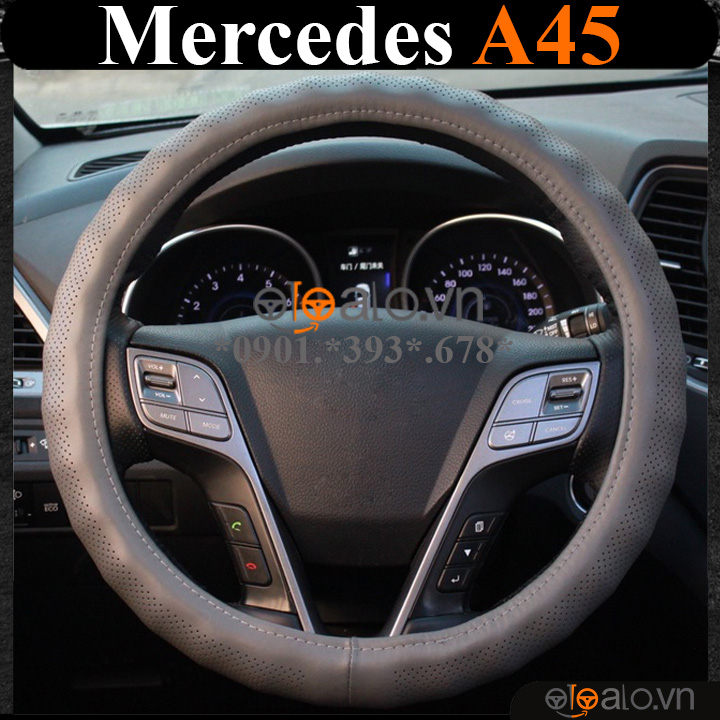 Bọc volang xe Mercedes A45 da PU cao cấp - OTOALO Bọc volang xe Mercedes A45 da PU cao cấp - OTOALO