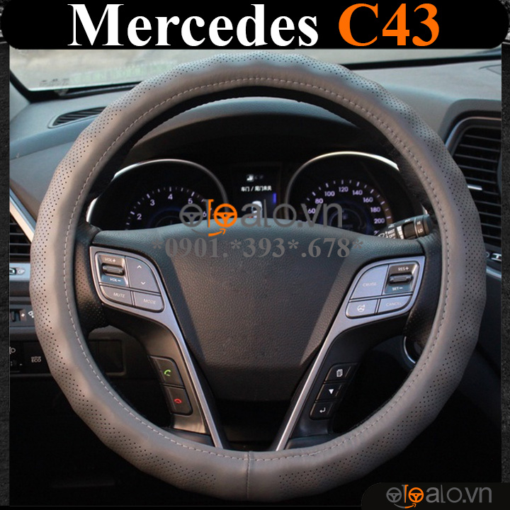 Bọc volang xe Mercedes C43 da PU cao cấp - OTOALO Bọc volang xe Mercedes C43 da PU cao cấp - OTOALO