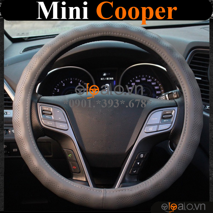 Bọc volang xe Mini Cooper da PU cao cấp - OTOALO Bọc volang xe Mini Cooper da PU cao cấp - OTOALO