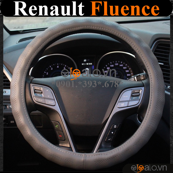 Bọc volang xe Renault Fluence da PU cao cấp - OTOALO Bọc volang xe Renault Fluence da PU cao cấp - OTOALO