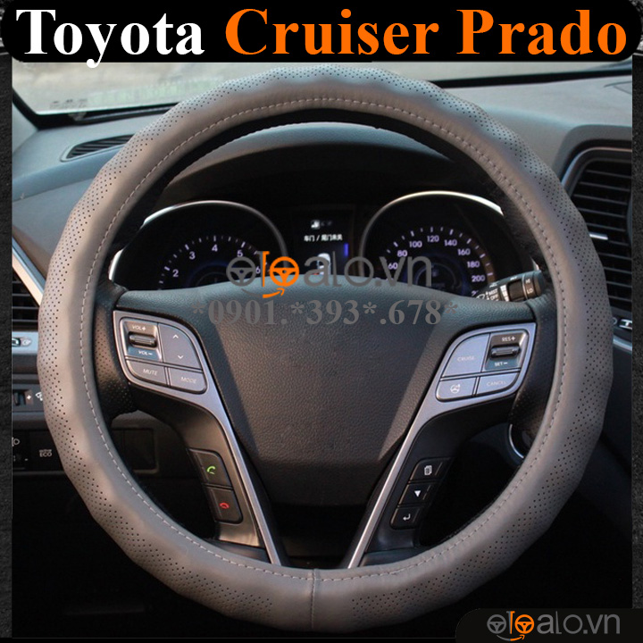 Bọc volang xe Toyota Cruiser Prado da PU cao cấp - OTOALO Bọc volang xe Toyota Cruiser Prado da PU cao cấp - OTOALO