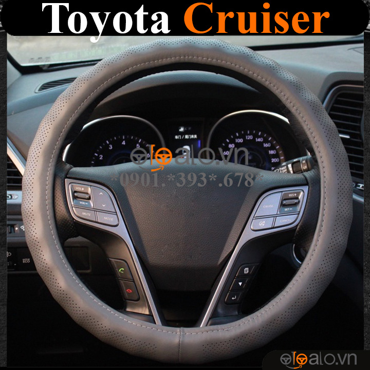 Bọc volang xe Toyota Cruiser da PU cao cấp - OTOALO Bọc volang xe Toyota Cruiser da PU cao cấp - OTOALO
